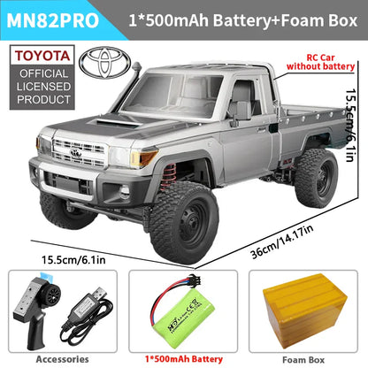 Remote Control Car 1/12 Scale 4WD Off Road RC Pickup Truck Toy For Kids Christmas Gift