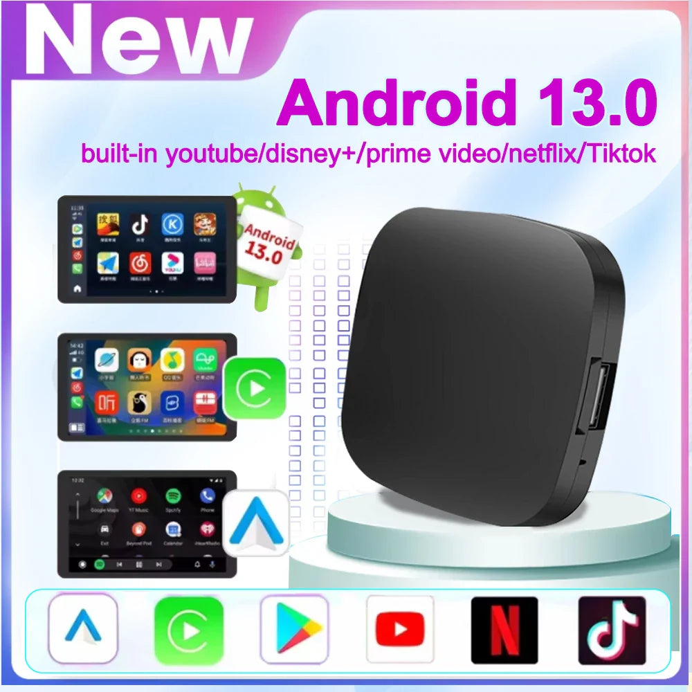 Android TV Box CarPlay AI Wireless Integrato Play Store Android Auto YouTube Netflix Trend Regalo Autunno 2025