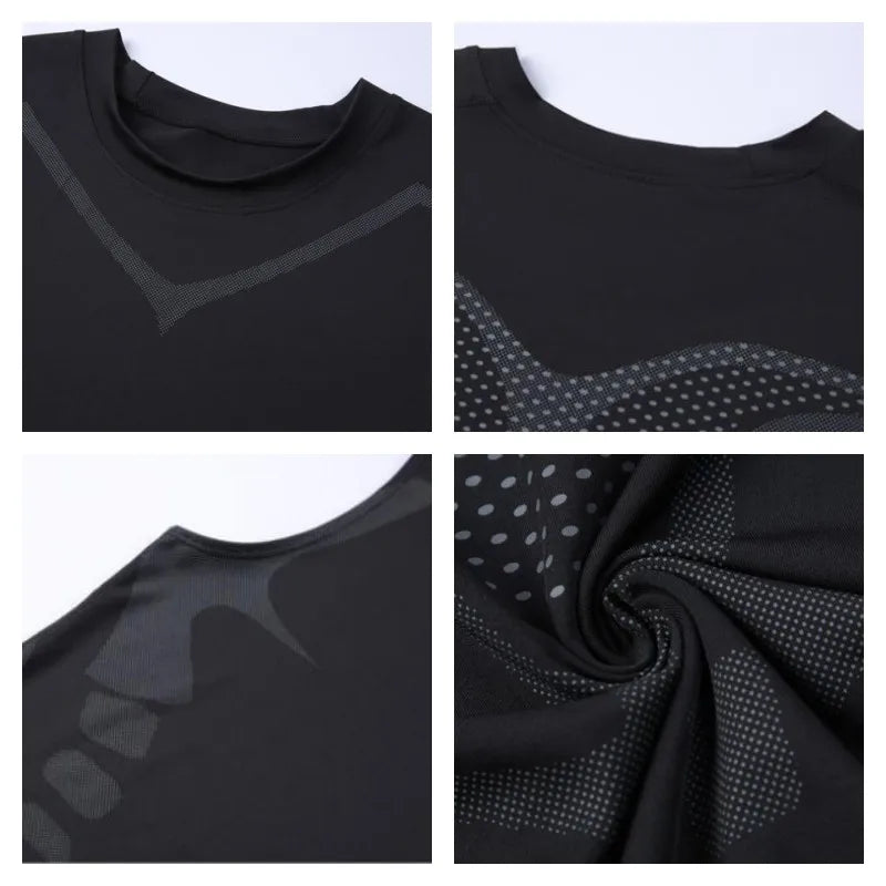 Quick-dry men's compression tank top – polyester, sleeveless, gym and bodybuilding vest
