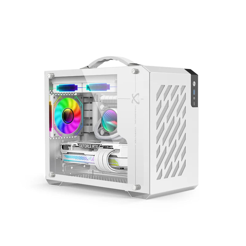 Boîtier Mini ITX Verre Latéral Refroidissement Liquide 240mm Portable