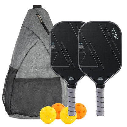 Variant image for Professional Carbon Fiber Pickleball Paddles Set of 2 with Honeycomb Core, USAPA Approved Pickleball Equipment for Outdoor Play-6