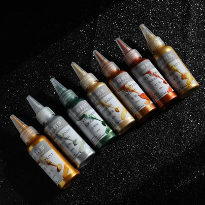 Acrylverf set metallic afwerking waterdicht kleurvast voor DIY knutselwerk lente 2026 trend