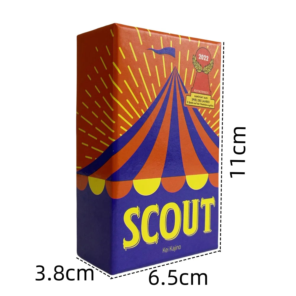 Circus Scout Card Game for 2-5 Players - Fun Poker Deck for Party Entertainment