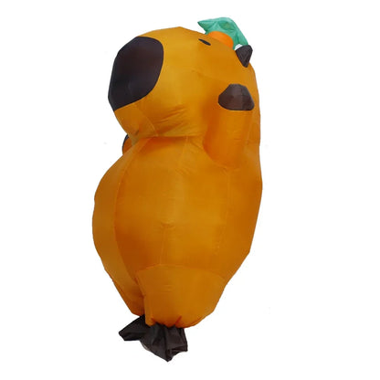 Opblaasbaar capibara-cosplaykostuum voor volwassenen, stripfiguurdierenpak voor Halloween, carnaval en optredens 2026