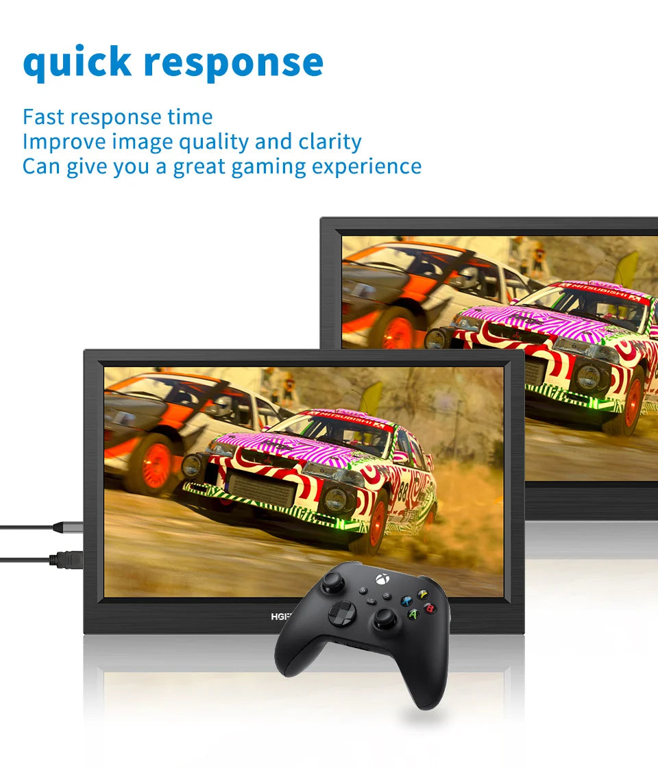 Bærbar skjerm 11,6 tommer HDMI spill sekundær skjerm