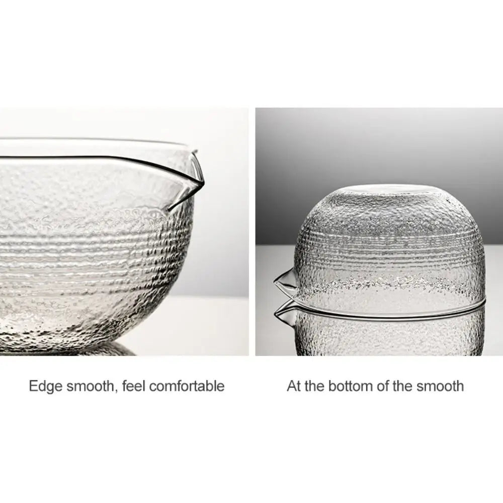 Matcha Mixing Bowl Glass Pouring Spout Japanese Tea