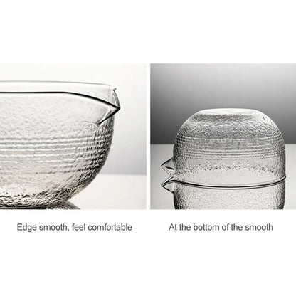 Matcha Mixing Bowl Glass Pouring Spout Japanese Tea