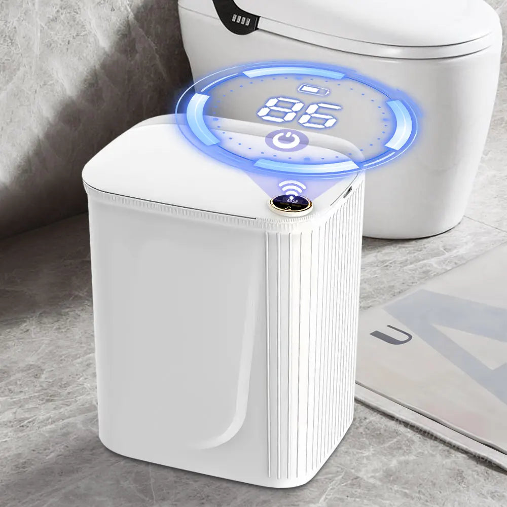 Smart Sensor Trash Can 20L Type C Rechargeable Bathroom