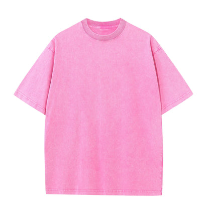 Oversized men's t-shirt – loose-fit silhouette, heavy cotton, vintage-washed streetwear tee