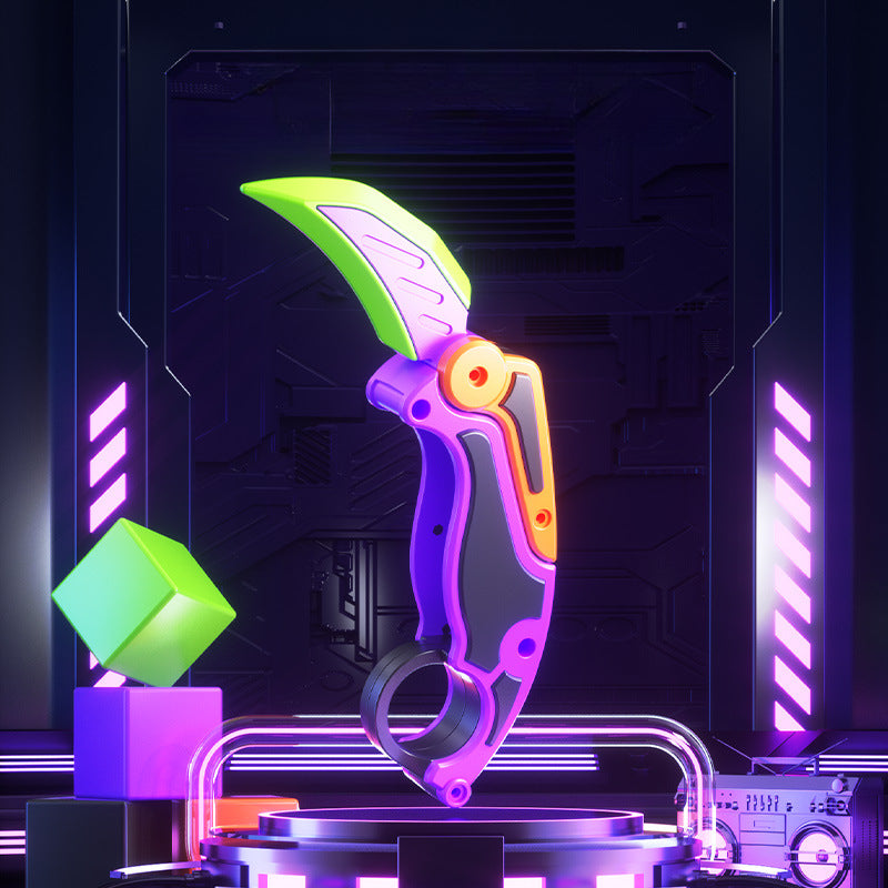 Fidget Knife Gravity Claw 3D Printed Butterfly Toys