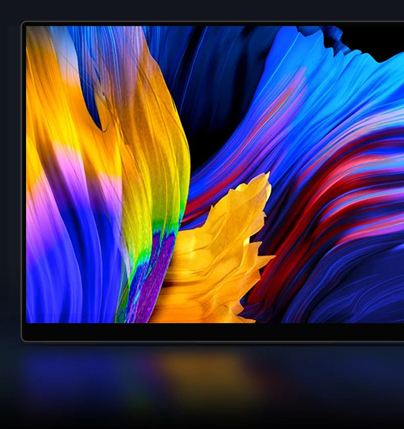 OLED 13.3 bærbar skjerm metallramme reiseskjerm