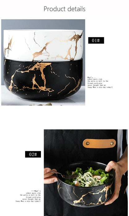 Marmor Keramik Skål Set Nordisk Bordstablett Minimalistisk