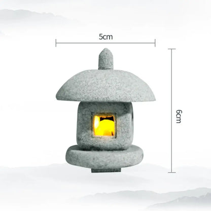 Pagoda Lantern Garden Statue Zen Yard Light Miniature Lamp for Micro Landscape Decor Fall 2026 Trend