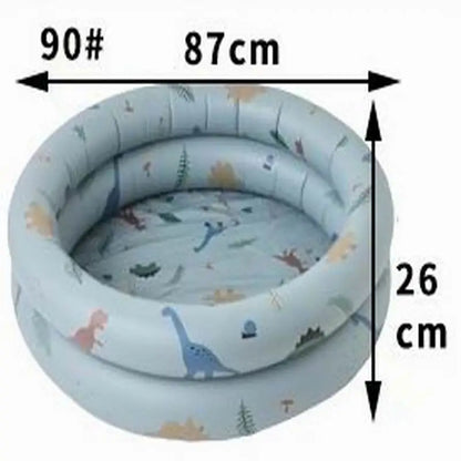 Variant image for Inflatable Mermaid and Dinosaur Swimming Pool for Kids, Durable PVC, Multiple Sizes 90CM-150CM, Fun Outdoor Summer Activity-9