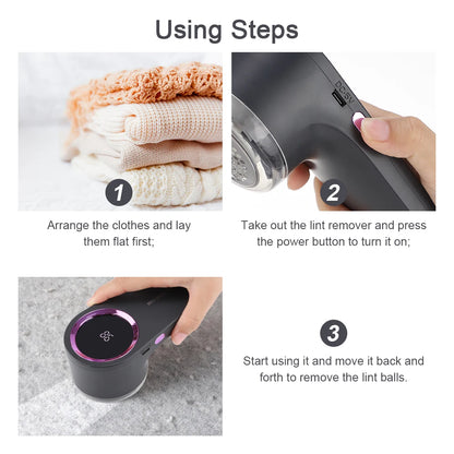 Rechargeable Fabric Lint Remover Portable Clothes Shaver