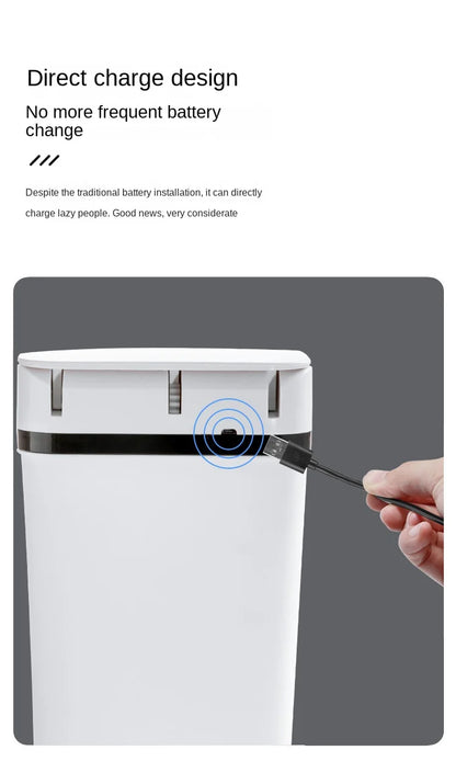 Smart Trash Can Automatic Sensor Bin Touchless Odor Control