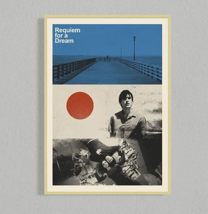 Retro Movie Poster Canvas Collage Mid Century Wall Art