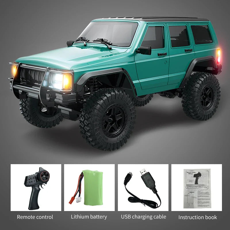 RC Car 1/18 Scale 4WD Off Road Crawler Toy Remote Control 2.4G With 40 Minute Run Time Fall 2025 Gift