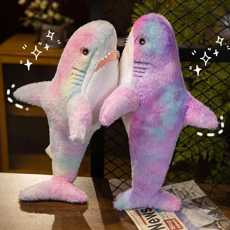 Adorable Purple Shark Plush Toy - 30cm (11.8 inch) Soft Cuddly Animal for Kids, Perfect Sleep Companion and Room Decor