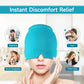 Cooling Gel Migraine Relief Cap - Adjustable Headache Therapy Hat for Ultimate Comfort and Soothing Relief