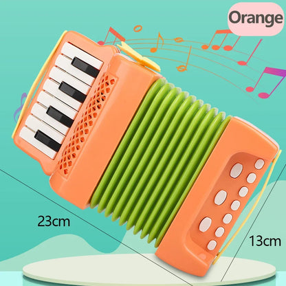 Kids Accordion Musical Instrument - Lightweight Educational Toy for Toddlers, Perfect Gift for Boys & Girls Ages 3+, Indoor & Outdoor Fun