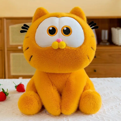 Kawaii Garfield Plush Toy - Soft Cartoon Cat Stuffed Doll, Perfect Gift for Kids and Anime Lovers, Adorable Home Decoration