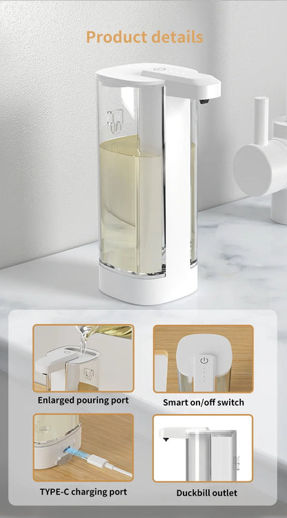 Automatic Sensor Soap Dispenser Touchless Kitchen Bathroom