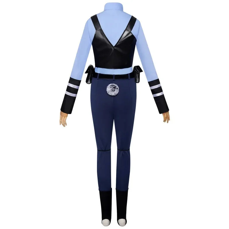 Cosplaykostuumset als politie-uniform van Zootopia Judy Hopps voor kinderen en volwassenen Halloween carnaval 2026