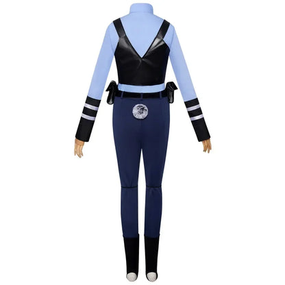 Cosplaykostuumset als politie-uniform van Zootopia Judy Hopps voor kinderen en volwassenen Halloween carnaval 2026