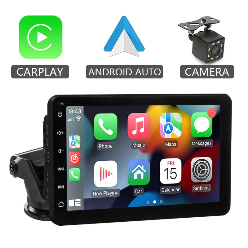 CarPlay Wireless Head Unit 7 Inch In Dash Car Stereo Universale Touch Screen Wireless Android Auto Fall 2025