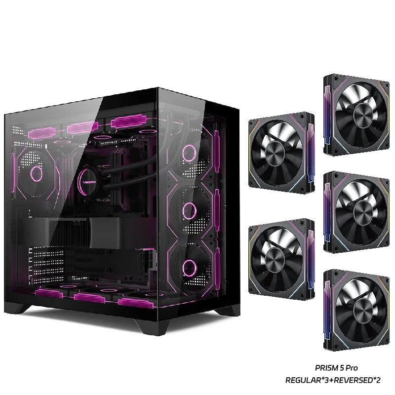 Boîtier PC Gaming Dreamland Pro ATX Double Verre Châssis 360mm