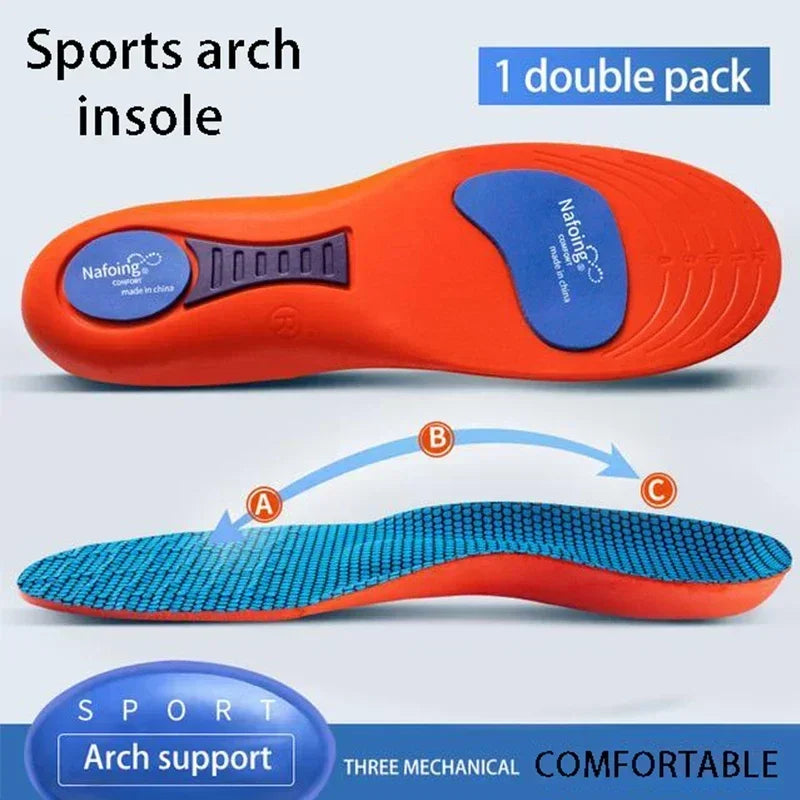 Sport Insoles Shock Absorption Orthotic Shoe Inserts Plantar Fascia Insole