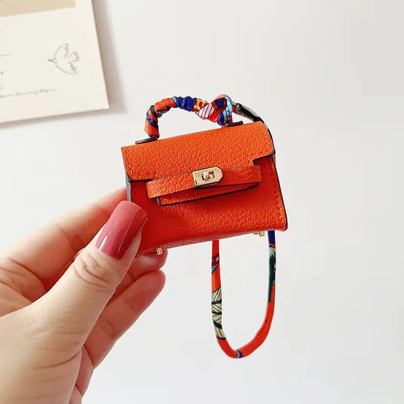 Bolso de mano mini inspirado en Birkin - Charm para bolso de negocios
