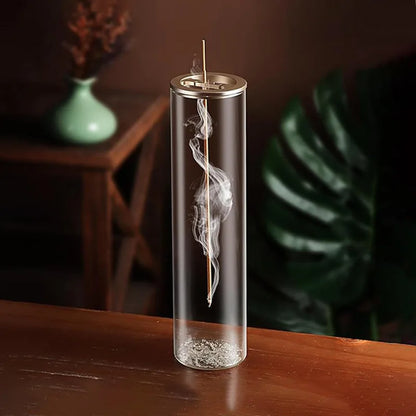Glas-Räuchergefäß mit abnehmbarem Aschefänger Wohnkultur