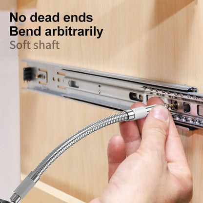 Flexible Shaft Extension for Home Tools - 15cm-40cm Drill Bit Holder, Impact Driver Accessory