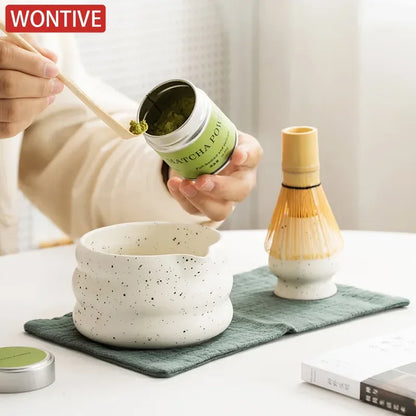 Matcha piskeris bambus Chasen tesæt te ceremoni nødvendigheder efterår 2025 skaber cremet skum miljøvenlig gave