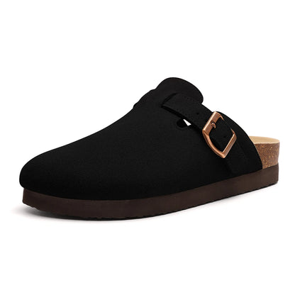 Sandalias de Corcho Comfort – Zuecos Unisex con Plantilla de Ante