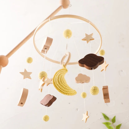 Hot Air Balloon Crib Mobile Newborn Sensory Toys Soothing