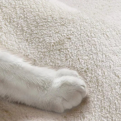 Japanese Round Striped Rug Thick Washable Nonslip Mat