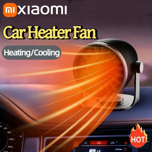 Car Heater 3-in-1 12V/24V Windshield Defroster Fan – Compact Vehicle Dashboard Climate Accessory, Winter 2025 Safer Driving