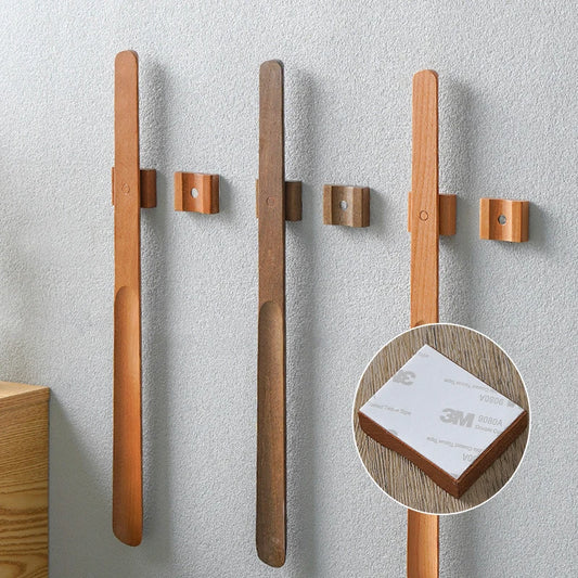 Shoehorn Wooden Magnetic 55cm Beech Long Handle Easy Wear