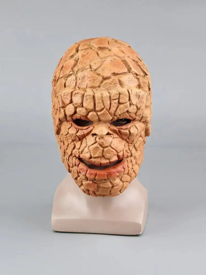 Fantastic Four Thing Latex Mask and Gloves Cosplay Set for Adults Halloween 2026
