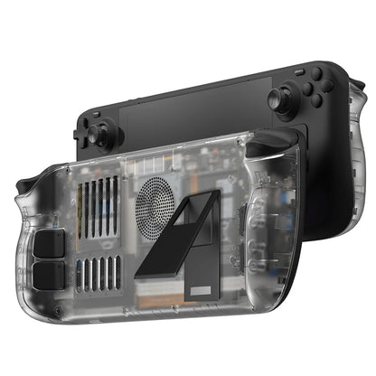 Cubierta trasera transparente para refrigeración de Steam Deck con soporte de soporte