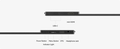 OLED 13,3 tommers bærbar skjerm 1 ms HDR 100 prosent DCI P3