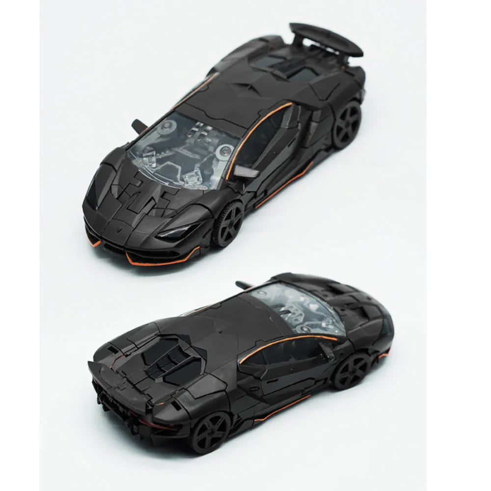 Transformierbares Roboter-Auto-Spielzeug Legierungsausgabe Anime Actionfigur, 13cm Unisex Kinder Geschenk Herbst 2025 Trend