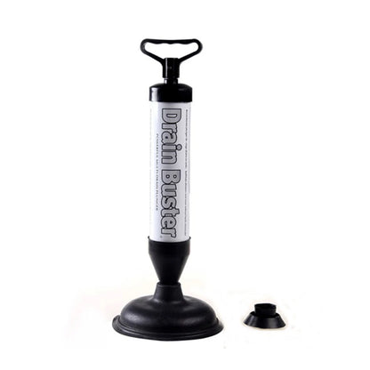 Toilet Plunger High Pressure Pump With Dual Suction Cups - Bathroom Drain Opener, Pipeline Dredge Tool
