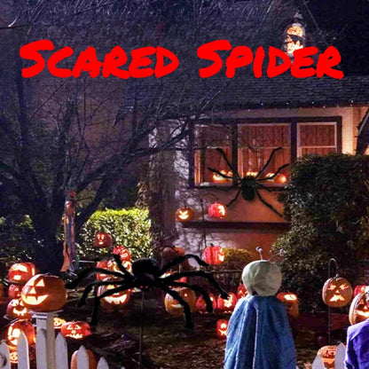 Enorme stoffen Halloween-spin voor binnen en buiten, tuin-, veranda- en spookhuisdecoratie 2026