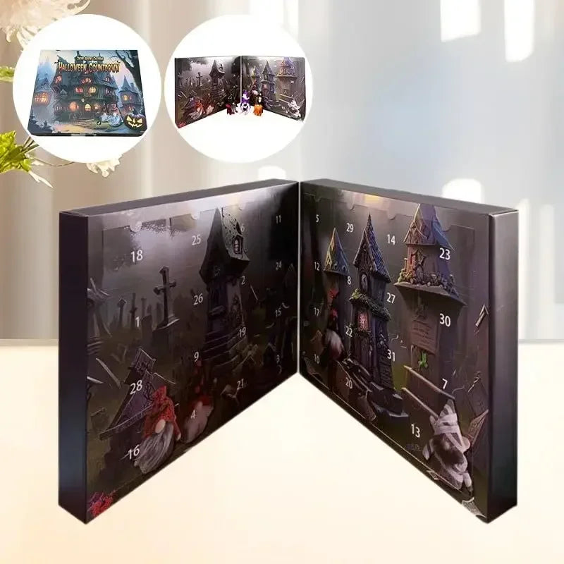 Halloween Blind Box 31-Day Gnome Countdown Calendar
