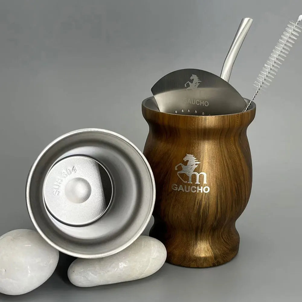 Yerba Mate Bombilla Set Stainless Steel Mate Kit Easy Clean