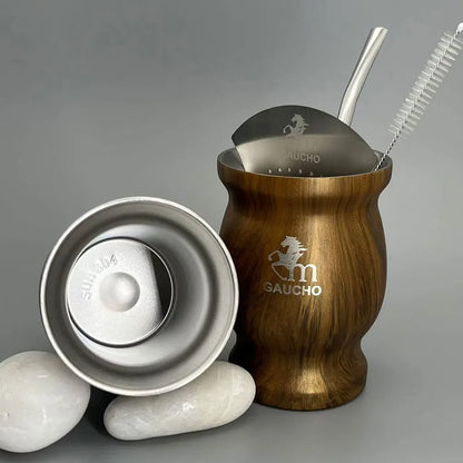 Yerba Mate Bombilla Set Stainless Steel Mate Kit Easy Clean